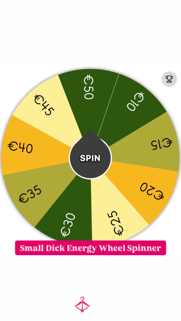 Small D*ck Energy Wheel 🍆💸