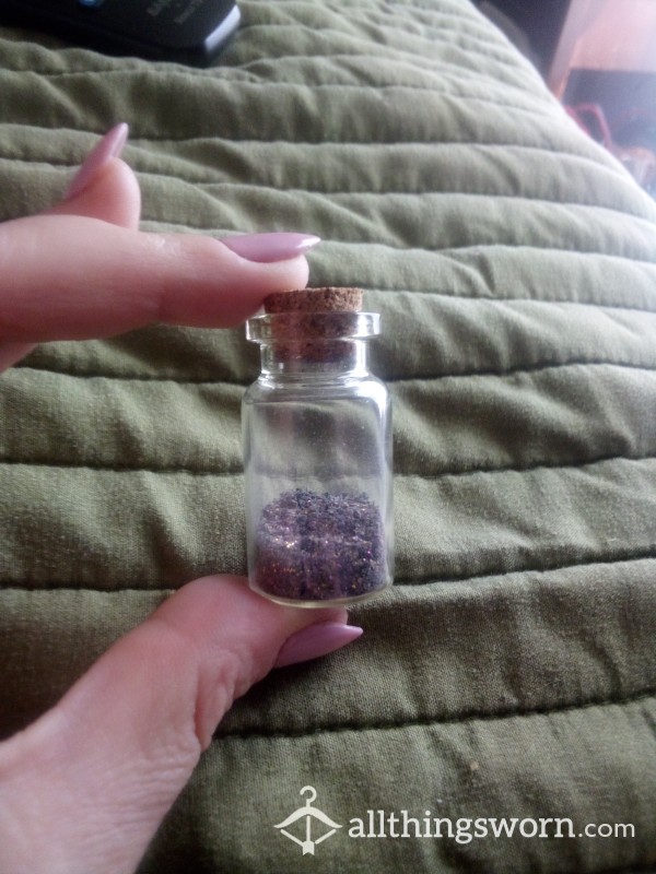 Small Gla** Jars Of Goddess Ash.. Perfect For Those Of You With A Smoking Fetish Or Those Who Want To Be Used As A Human Ashtray 💋