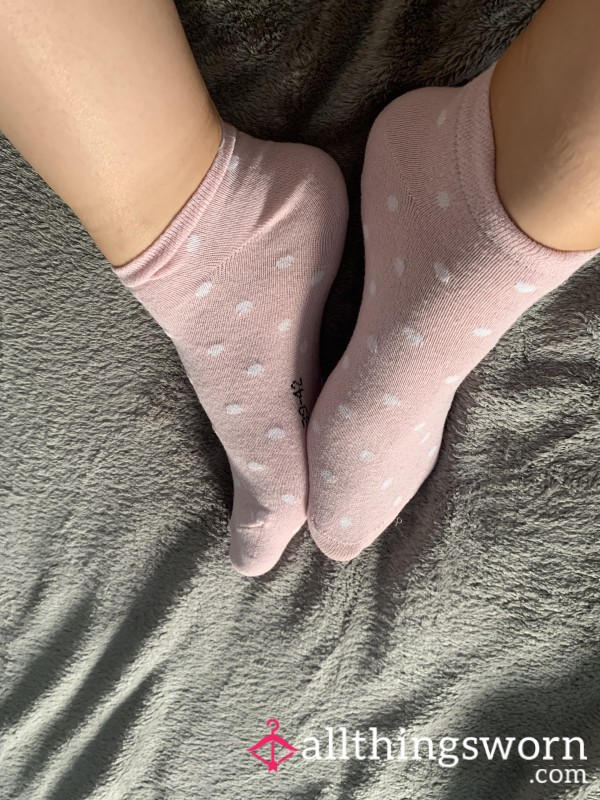 Small Pastel Socks With Dots