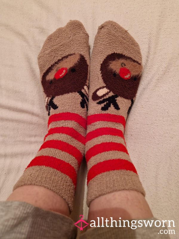 Small Thick Raindeer Socks