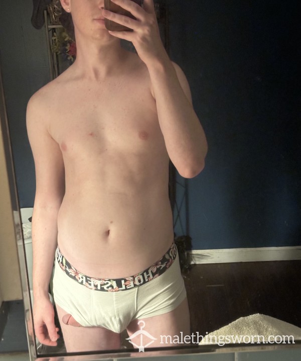 Small White Holster Boxer Briefs