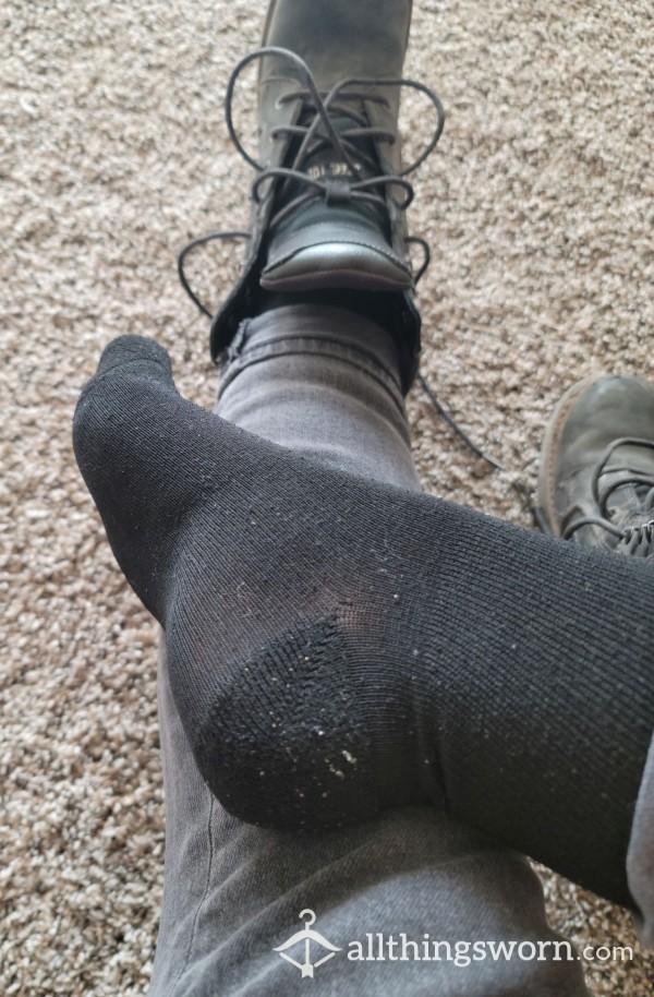 Smelly Black Work Socks