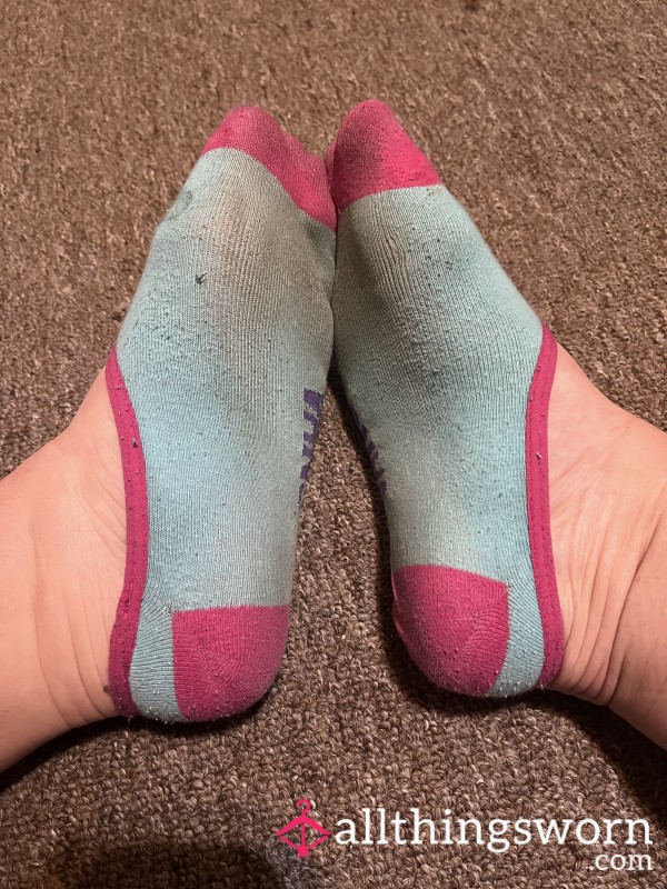 🦋 Smelly Blue/Pink Vans Footie Socks 🦋