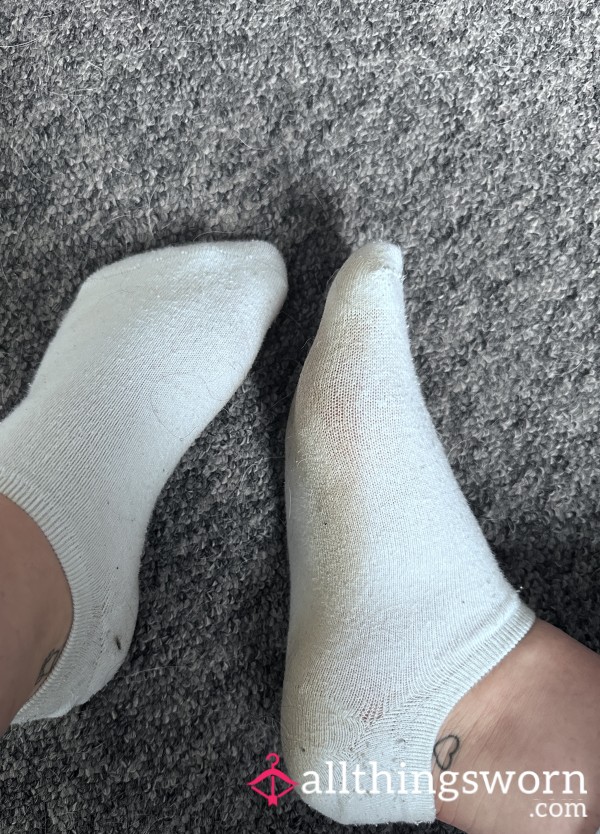 Smelly Day Old White Socks