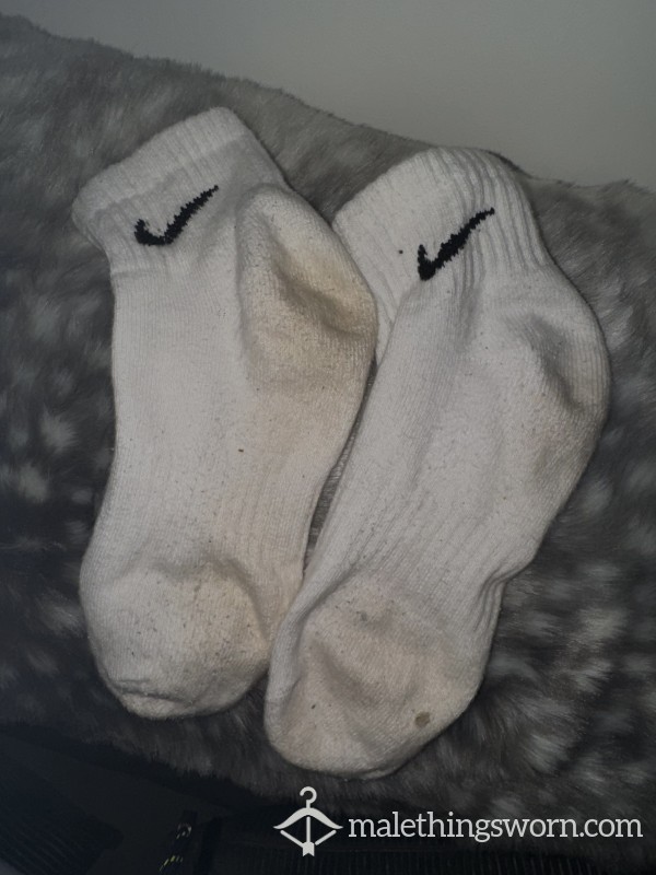 Smelly Dirty White Nike Ankle Socks