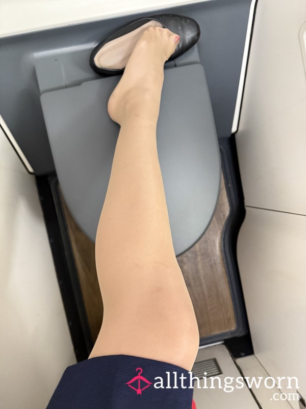 Smelly Flight Attendant Tights