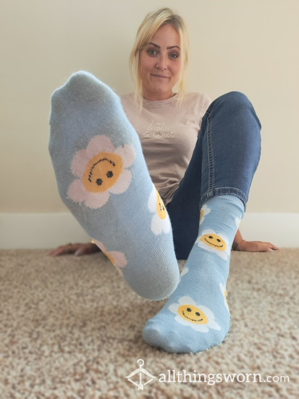 Smelly , Smiley Face Work Socks