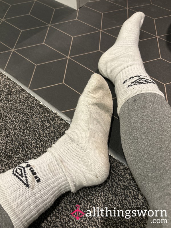 Smelly White Netball Socks🧦