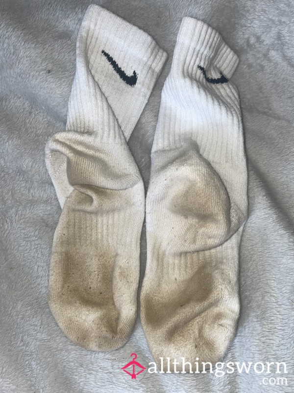 Smelly White Nike Socks Worn For A Week Reduced From £30 To £20!!!