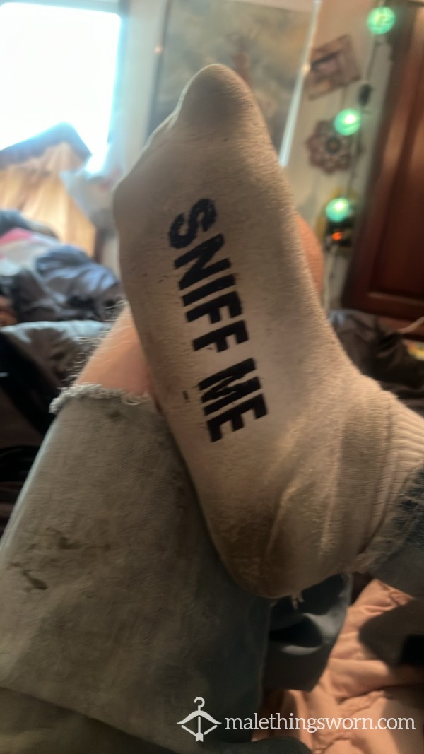 Smelly Work Socks W Weeks Worn