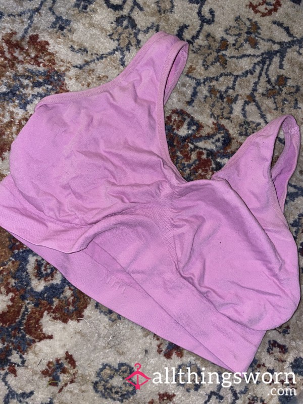 Smelly Worn Gross Pinkish Sports Bra