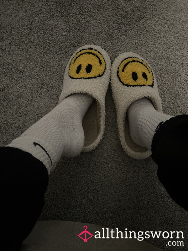 Smiley Slippers 😃 Well Worn