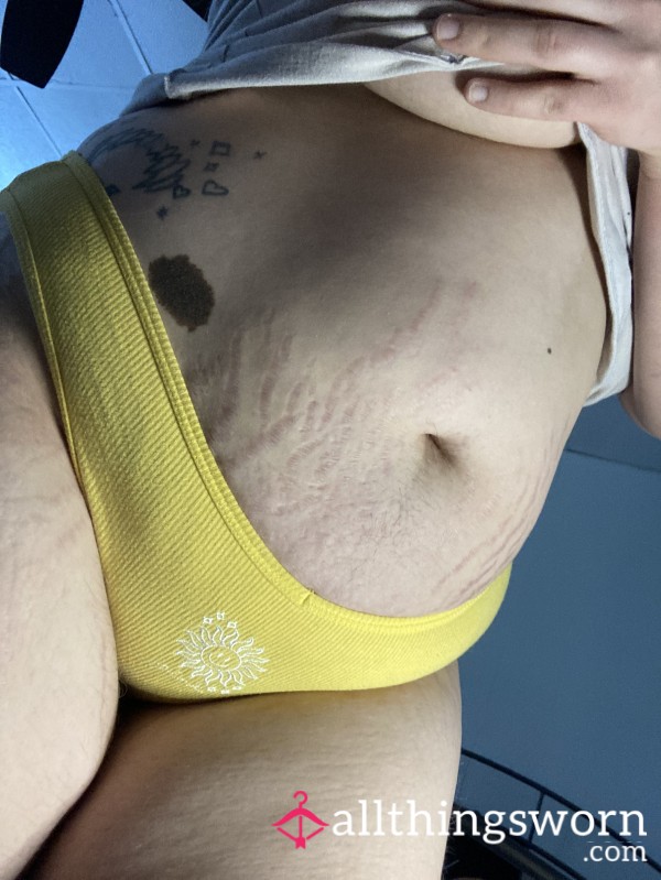 Smiley Sunshine VS PINK Ribbed Bikini Panty