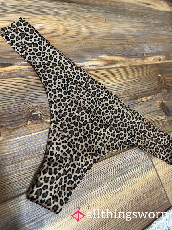 Smooth Aerie Leopard Thong