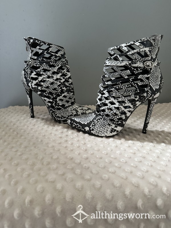 Snakeprint Heels Uk Size 6