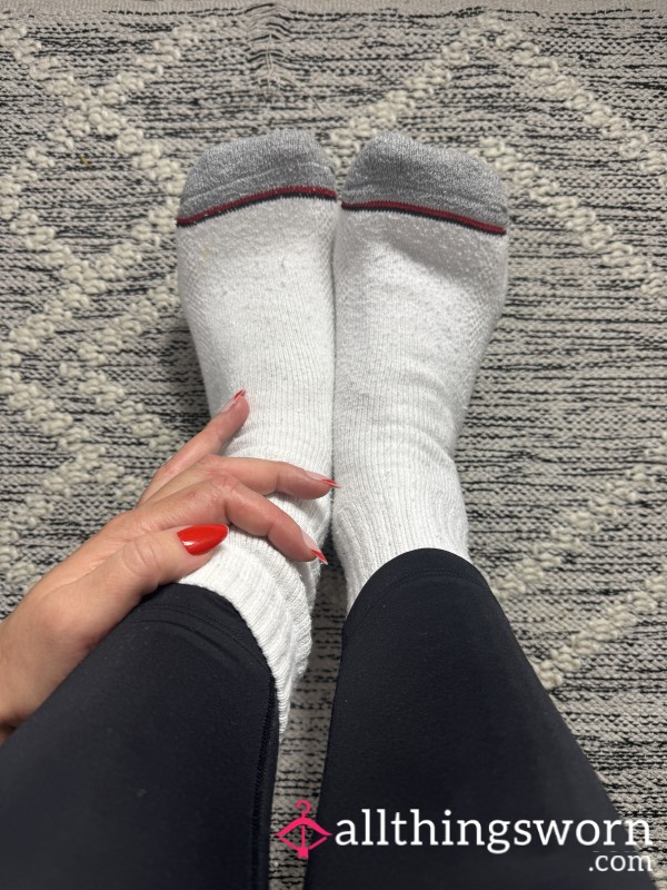 🧦❄️ Snug & Sultry: Calf-High Ripped Cotton Socks ❄️🧦