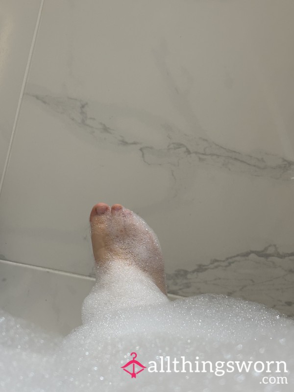 Soapy Bath Time Feet