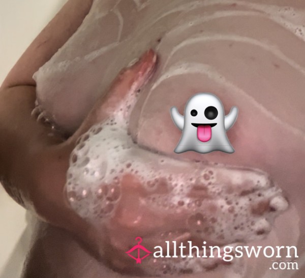 Soapy Tit Rub Until My Nipples Are Hard