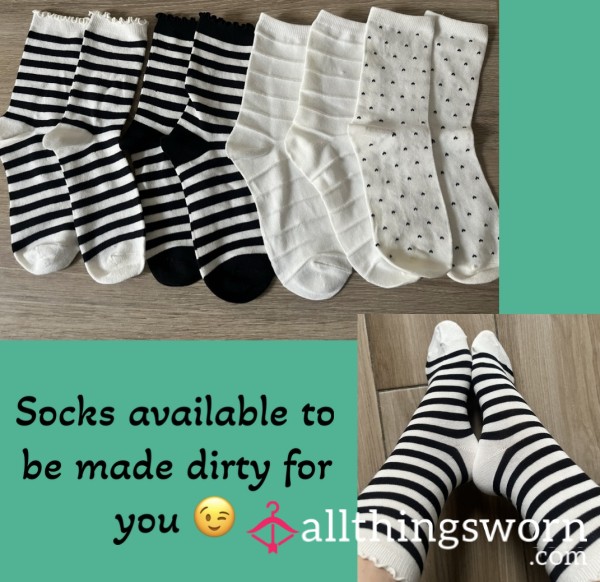 Socks Ready To Be Made Dirty For You