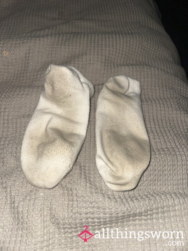 Socks That Have Been Worn All Day Walking Around The House