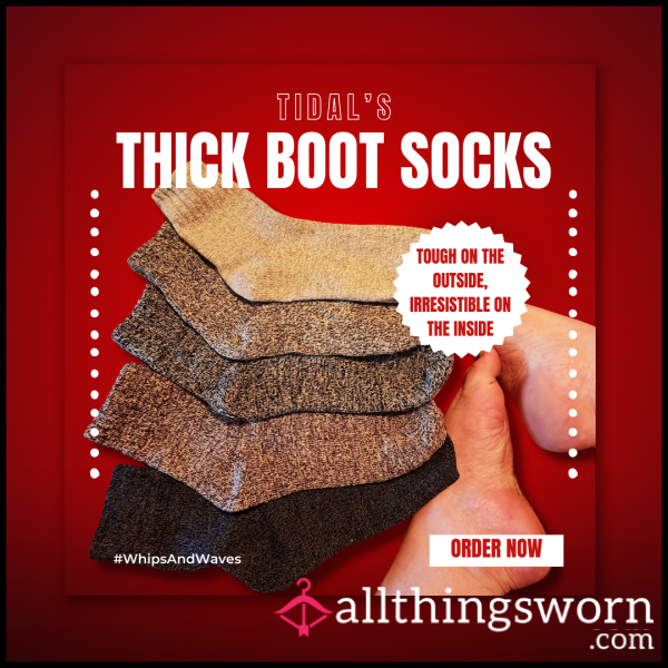 Socks:: Thick Knit Boot Socks