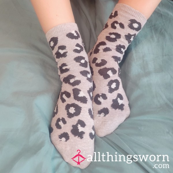 Socks With Leopard Print