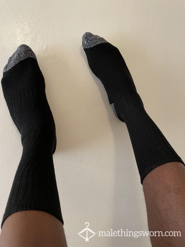 Socks Worn For A Long Day Of Work