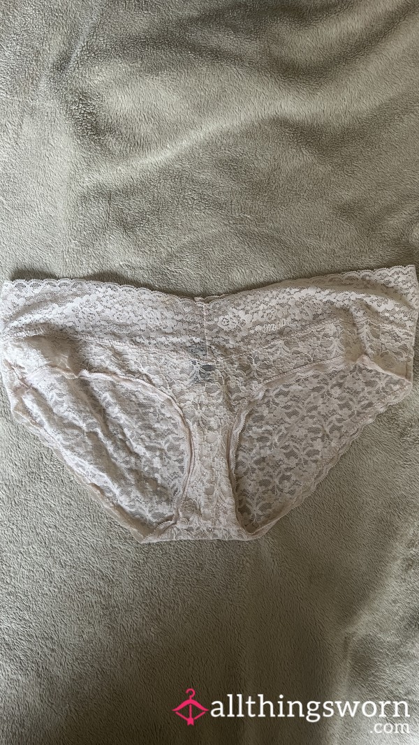 Soft Baby Pink Lace Panties