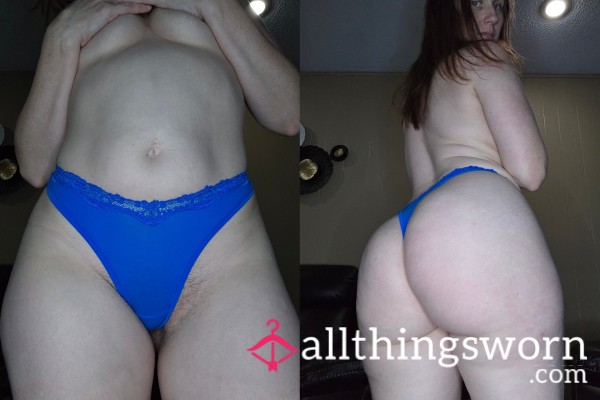 Soft Blue Thong