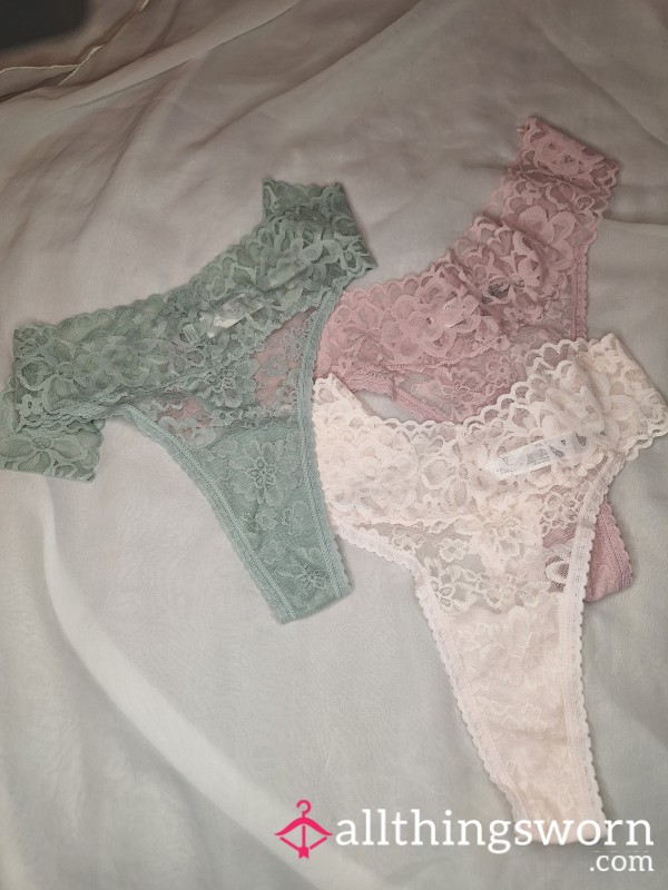 Soft Lacey Thongs