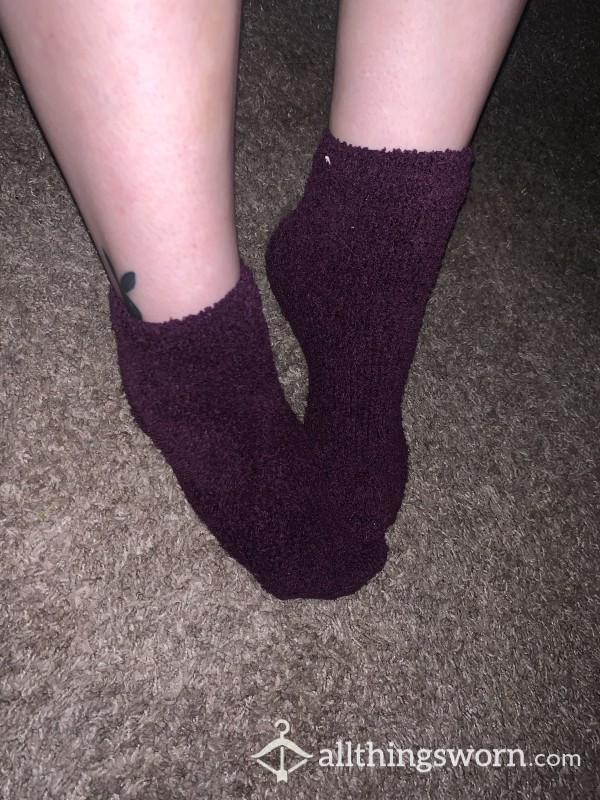 Soft Maroon Socks🦶