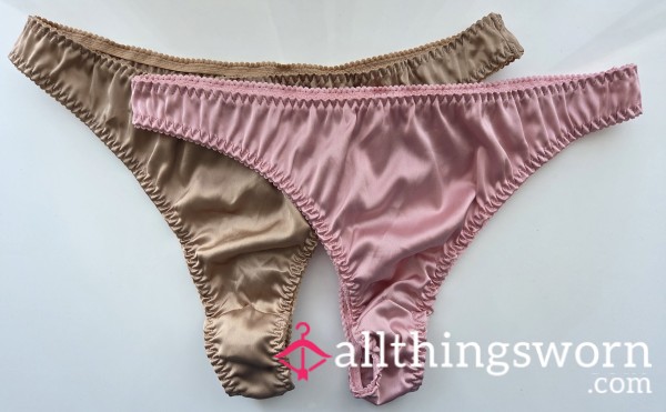 Soft Satin Thongs