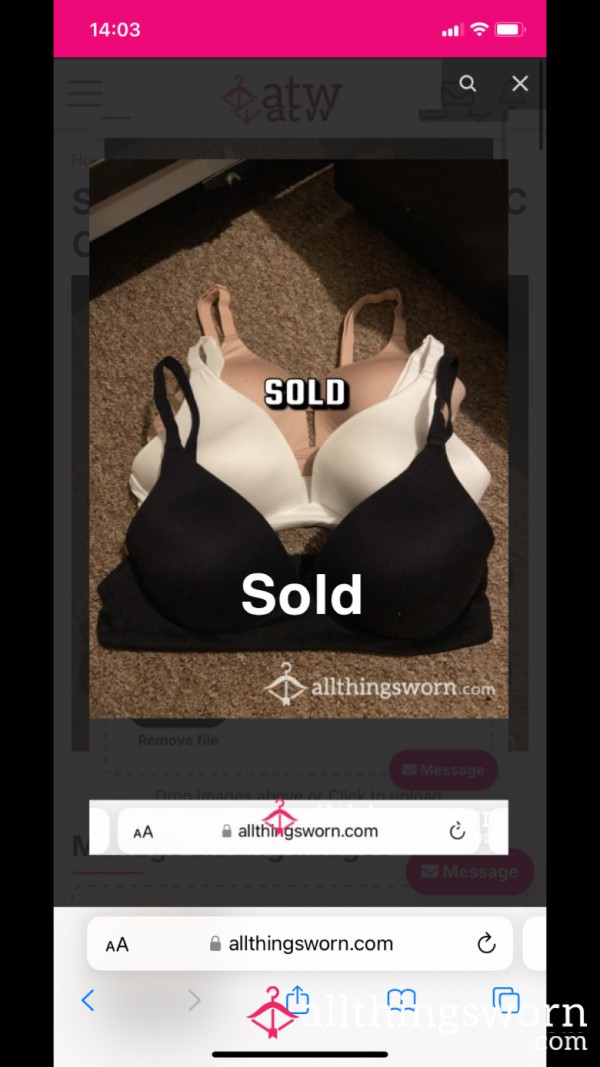 Soft, Seamless, Padded, C Cup Bras