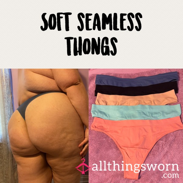 Soft Seamless Thongs