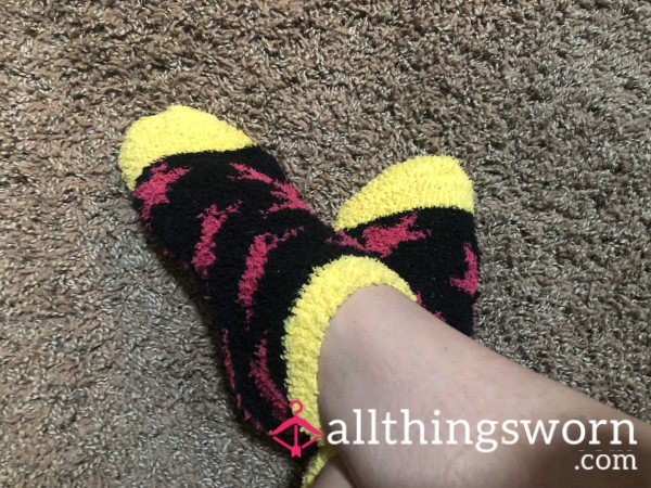 Soft S**y Socks. I Want To Rub Them On Your C*ck