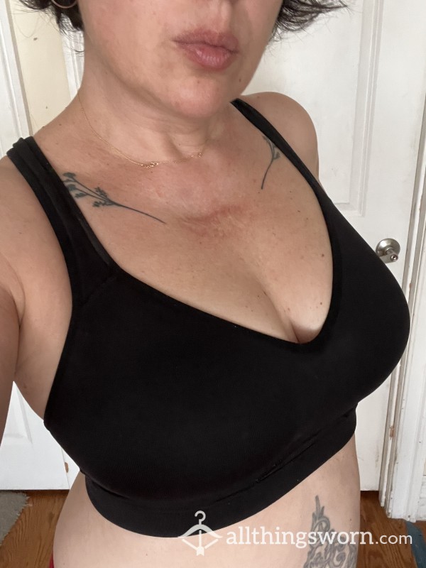 Soft Sports Bra, Milf Worn, 36dd