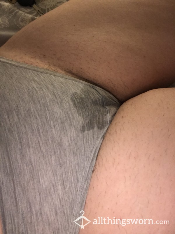 Soft Wet Grey Thong