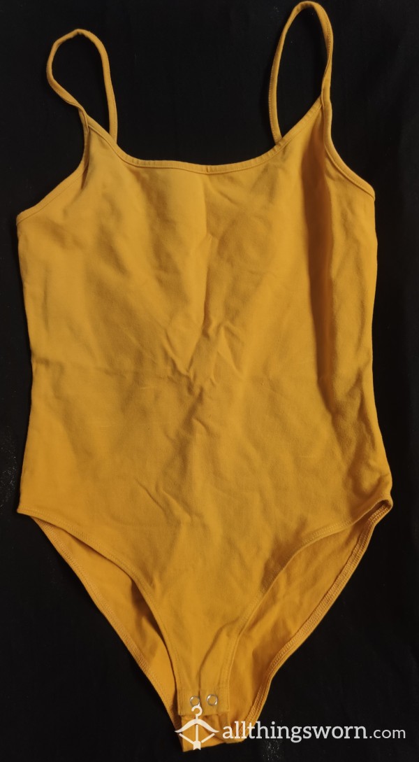 Soft Yellow Cotton Bodysuit