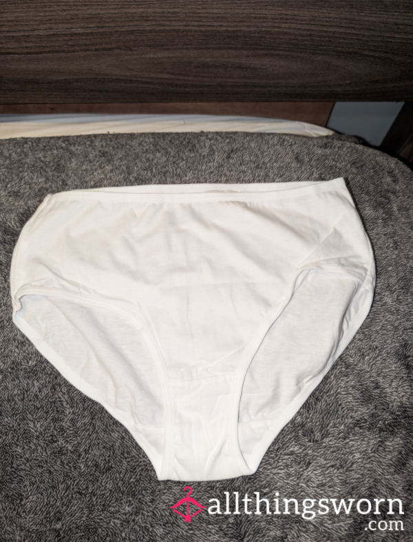 Soild White Briefs