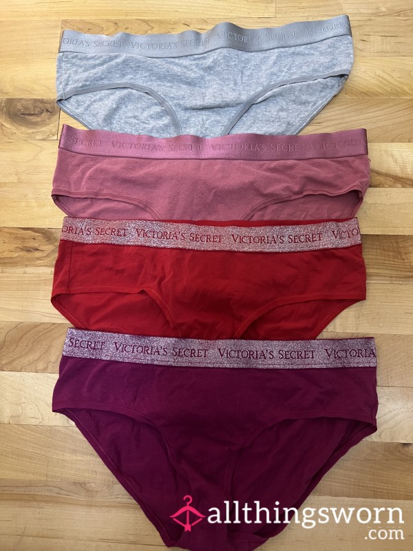 Solid Color VS Hiphugger Panties - 48hr Wear