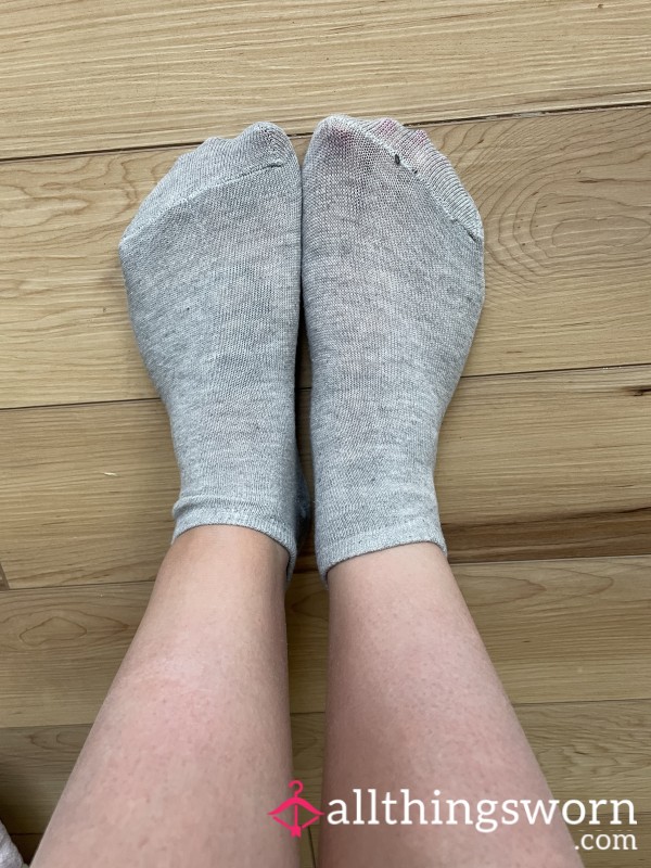 Solid Grey Socks