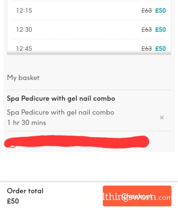 Spa Pedicure With Gel Polish (you Choose Colour)