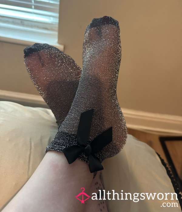 Sparkly Glitter Nylon Socks ✨