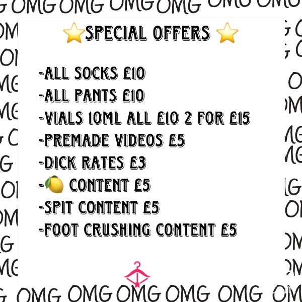 ⭐️🩷SPECIAL OFFERS🩷⭐️