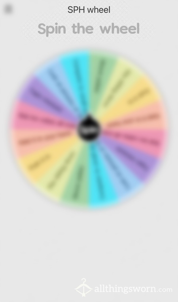 SPH Task Wheel