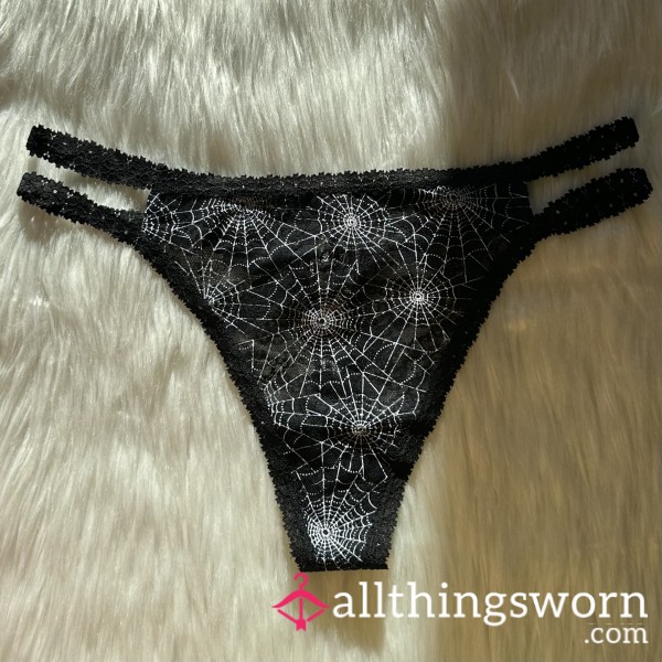 Spiderweb Strappy Thong / Discount Price