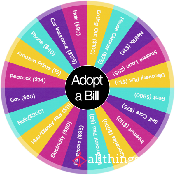 Spin And Win-Adopt A Bill