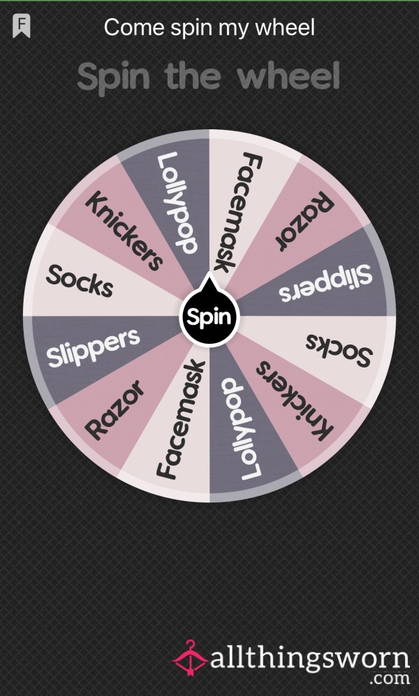 Spin My Wheel To See What You’ll Land On From The Things I Have