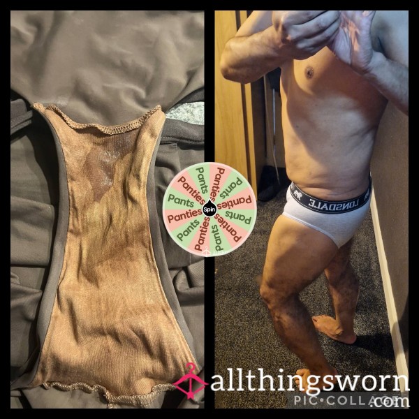 Spin Our Lucky Cucky Wheel Pants Or Panties? 96 Hour Worn