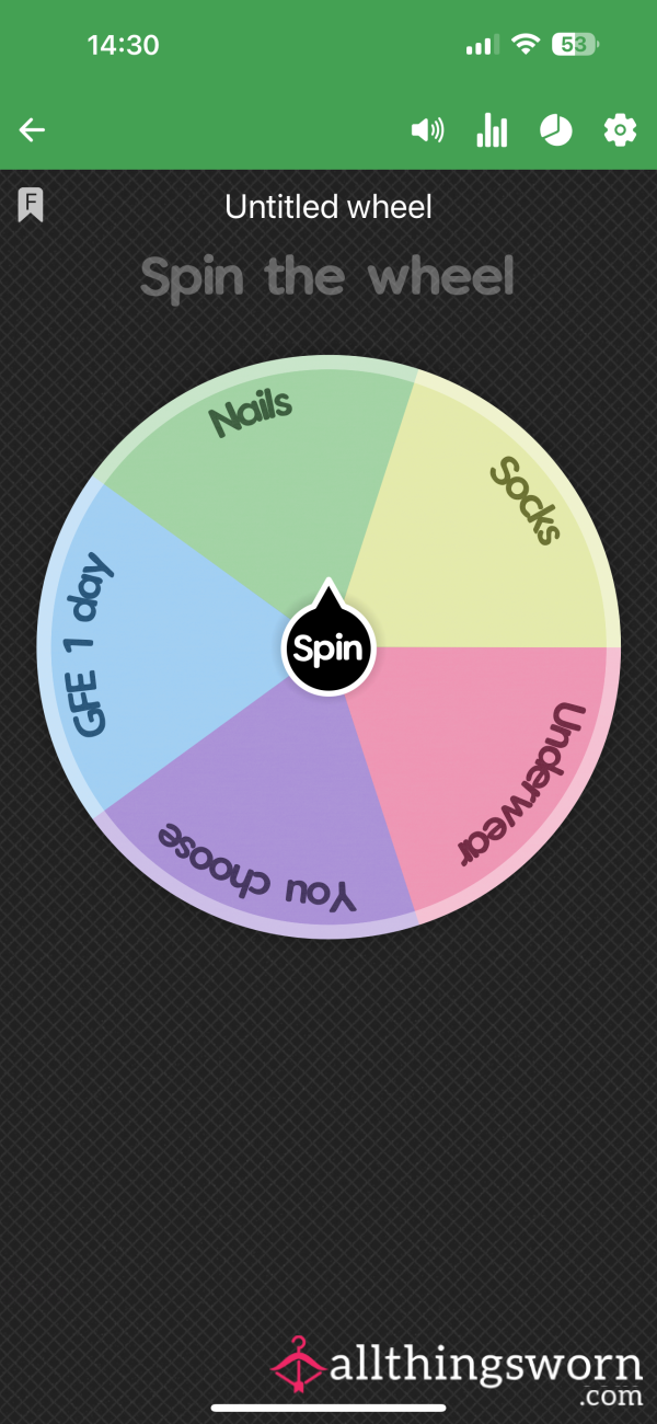 Spin The Naughty Wheel